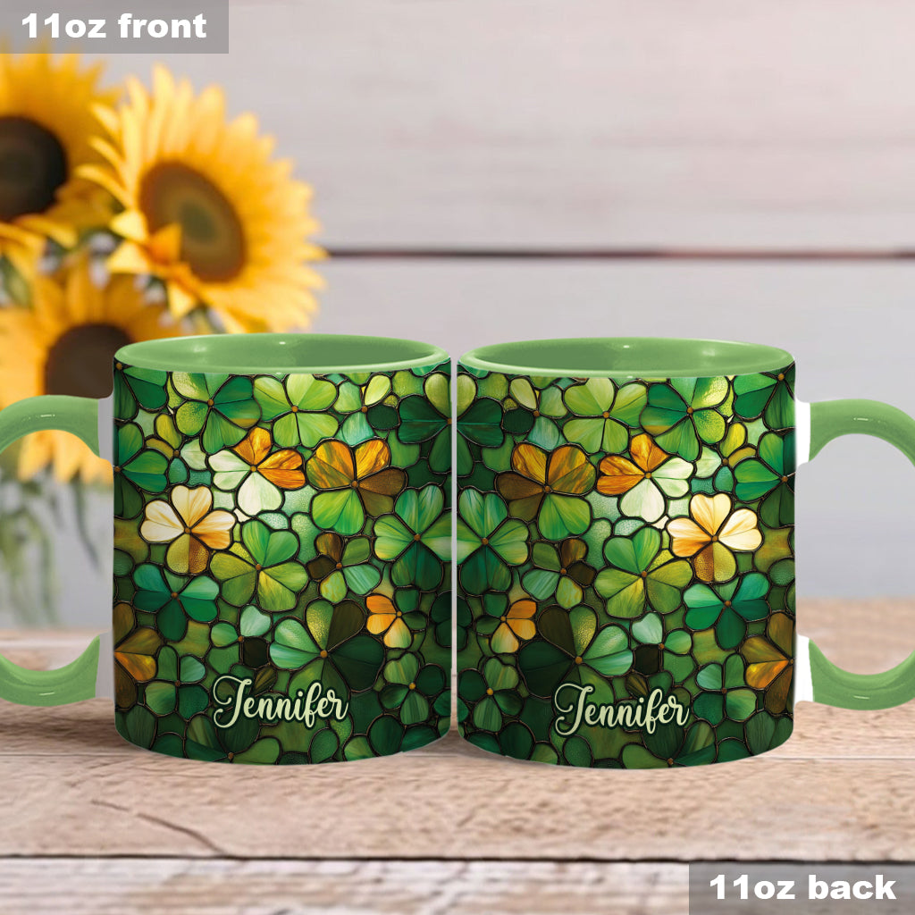 Proud Irish - Personalized Saint Patrick's Day Accent Mug