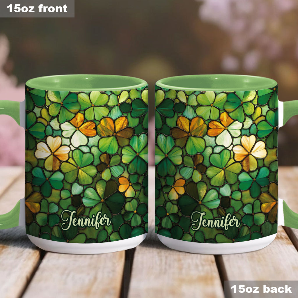 Proud Irish - Personalized Saint Patrick's Day Accent Mug