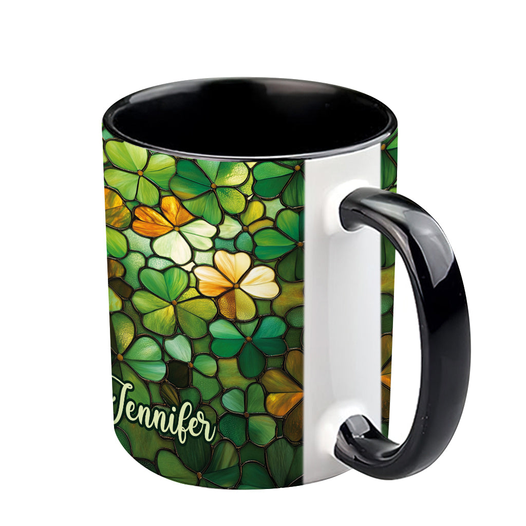 Proud Irish - Personalized Saint Patrick's Day Accent Mug