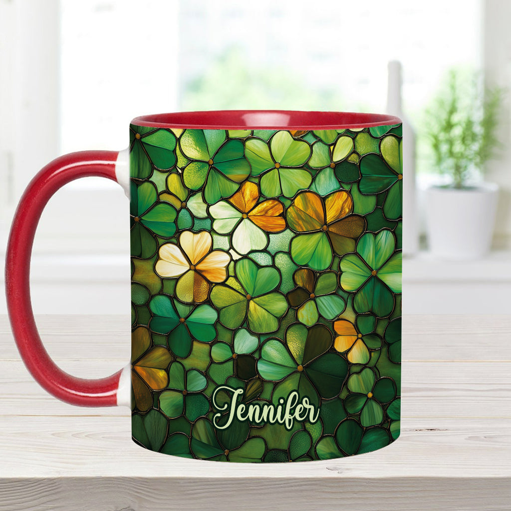 Proud Irish - Personalized Saint Patrick's Day Accent Mug