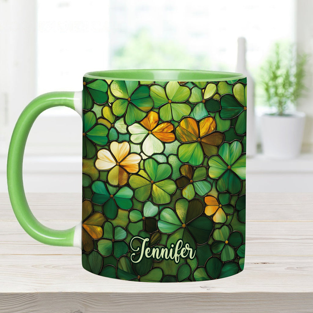 Proud Irish - Personalized Saint Patrick's Day Accent Mug
