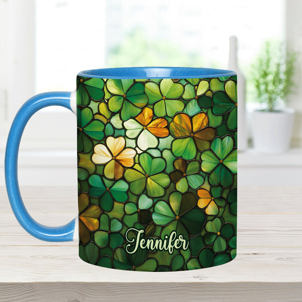 Proud Irish - Personalized Saint Patrick's Day Accent Mug