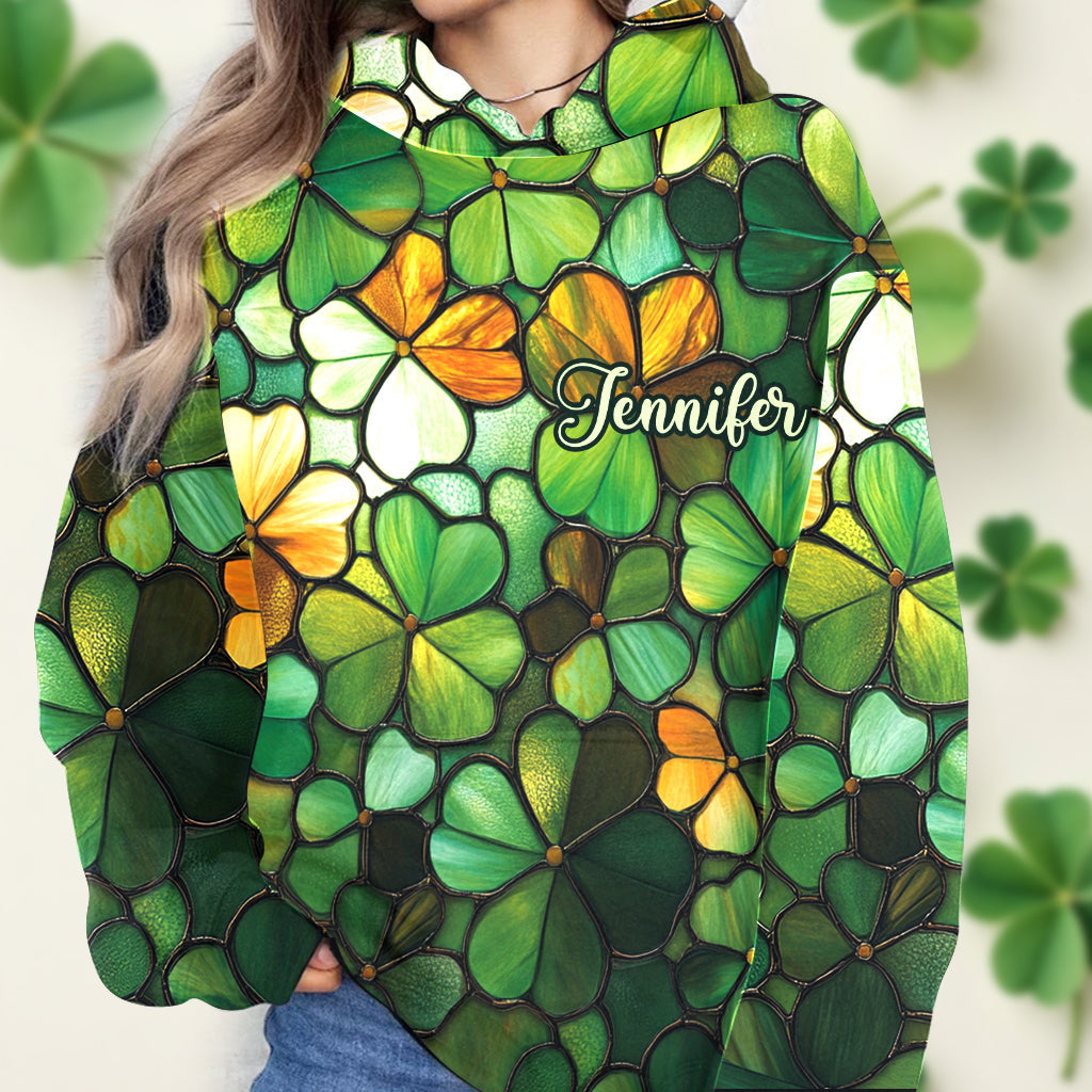 Stolzer Ire – Personalisiertes Allover-Shirt zum St. Patrick's Day