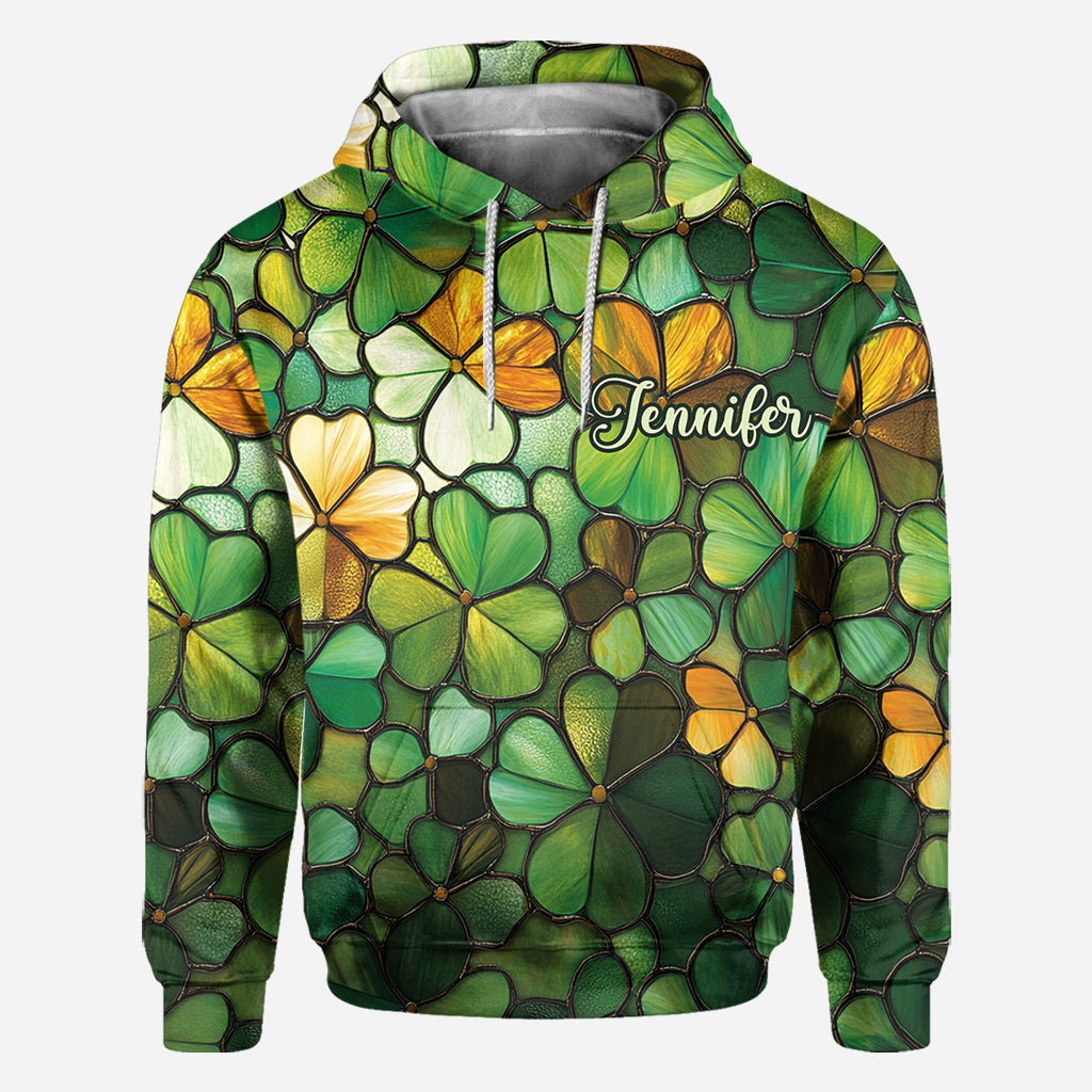 Stolzer Ire – Personalisiertes Allover-Shirt zum St. Patrick's Day
