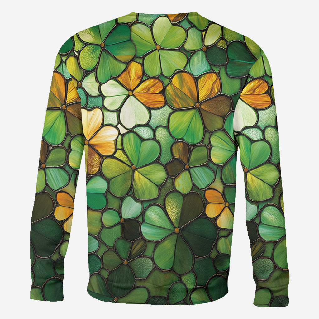Stolzer Ire – Personalisiertes Allover-Shirt zum St. Patrick's Day