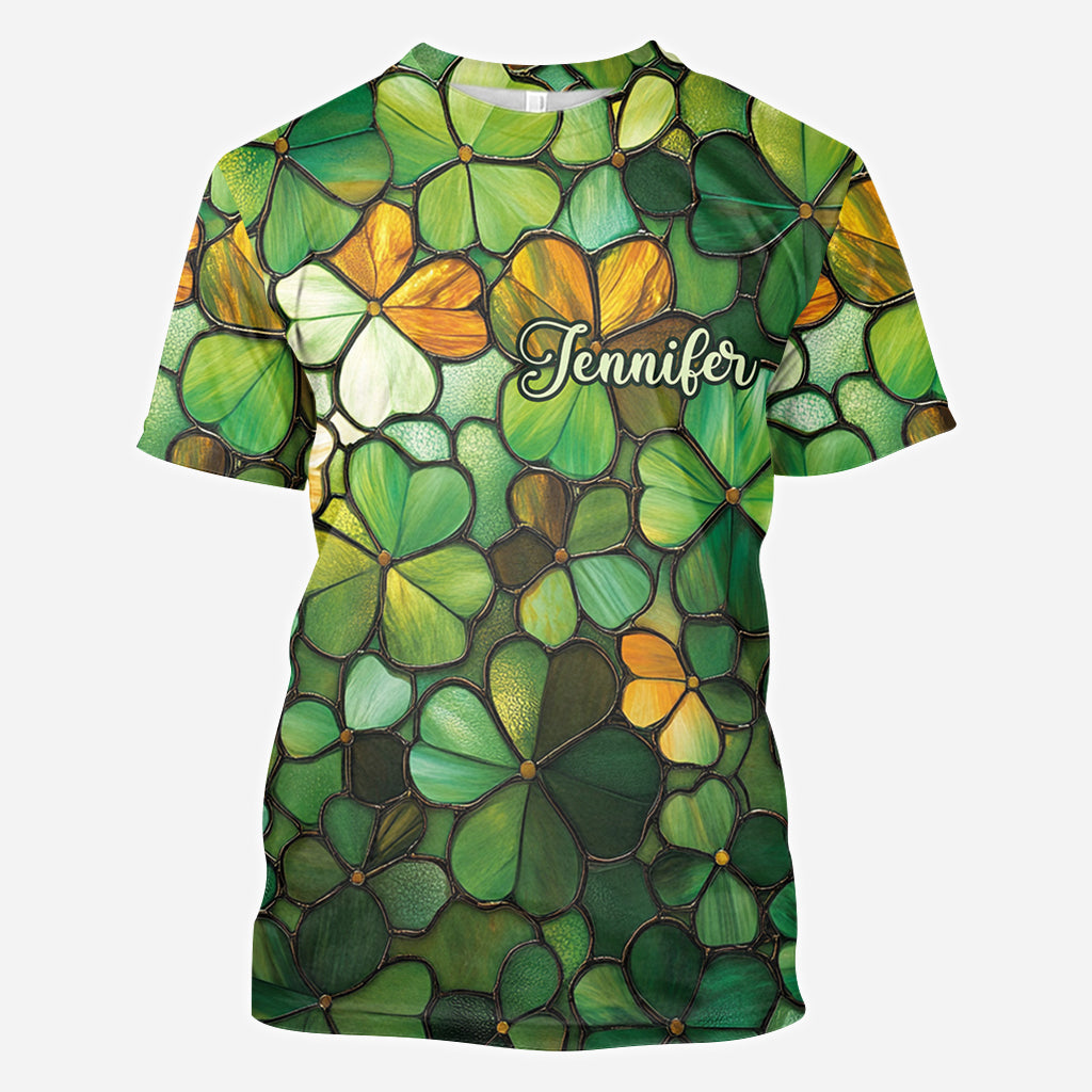 Stolzer Ire – Personalisiertes Allover-Shirt zum St. Patrick's Day