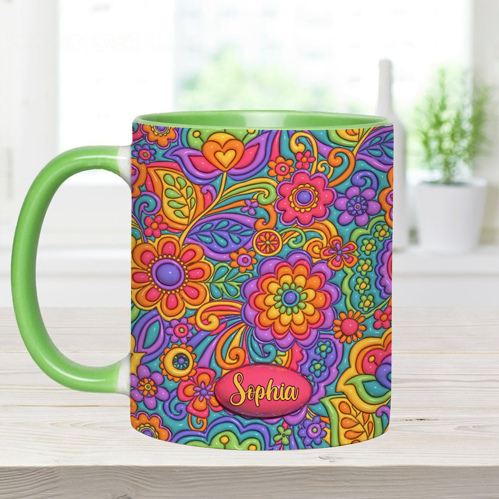 Hippie Soul - Personalized Hippie Accent Mug