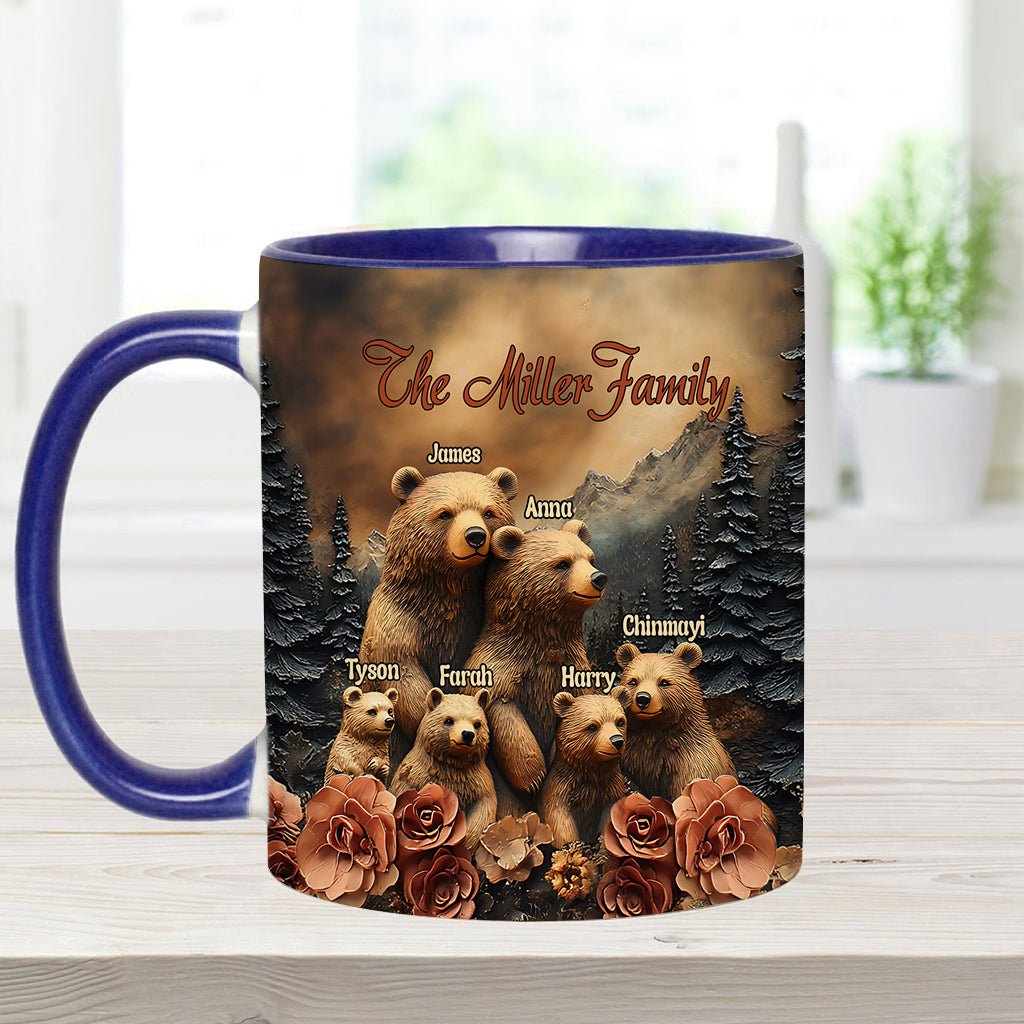 Bear Family - Personalized Family Accent Mug