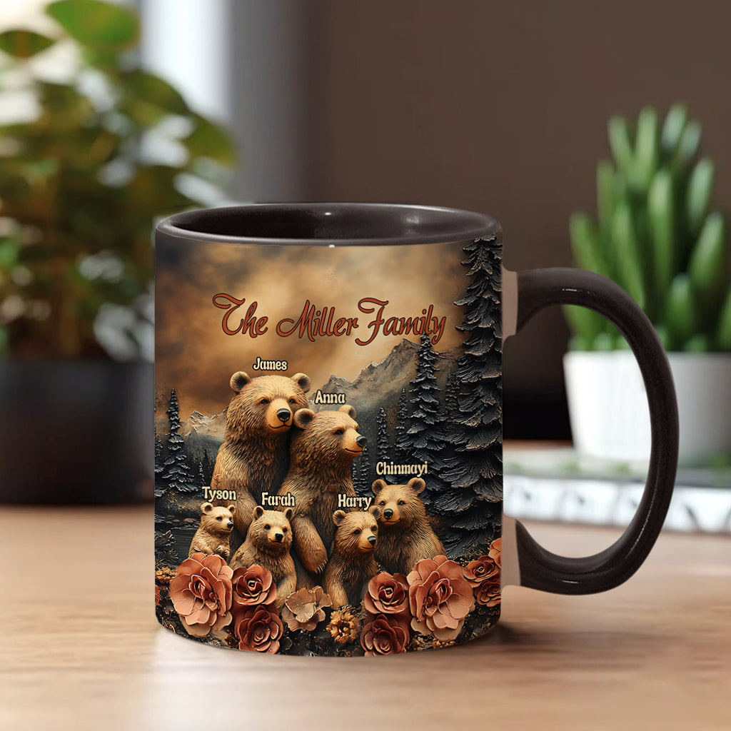 Bear Family - Personalized Family Accent Mug