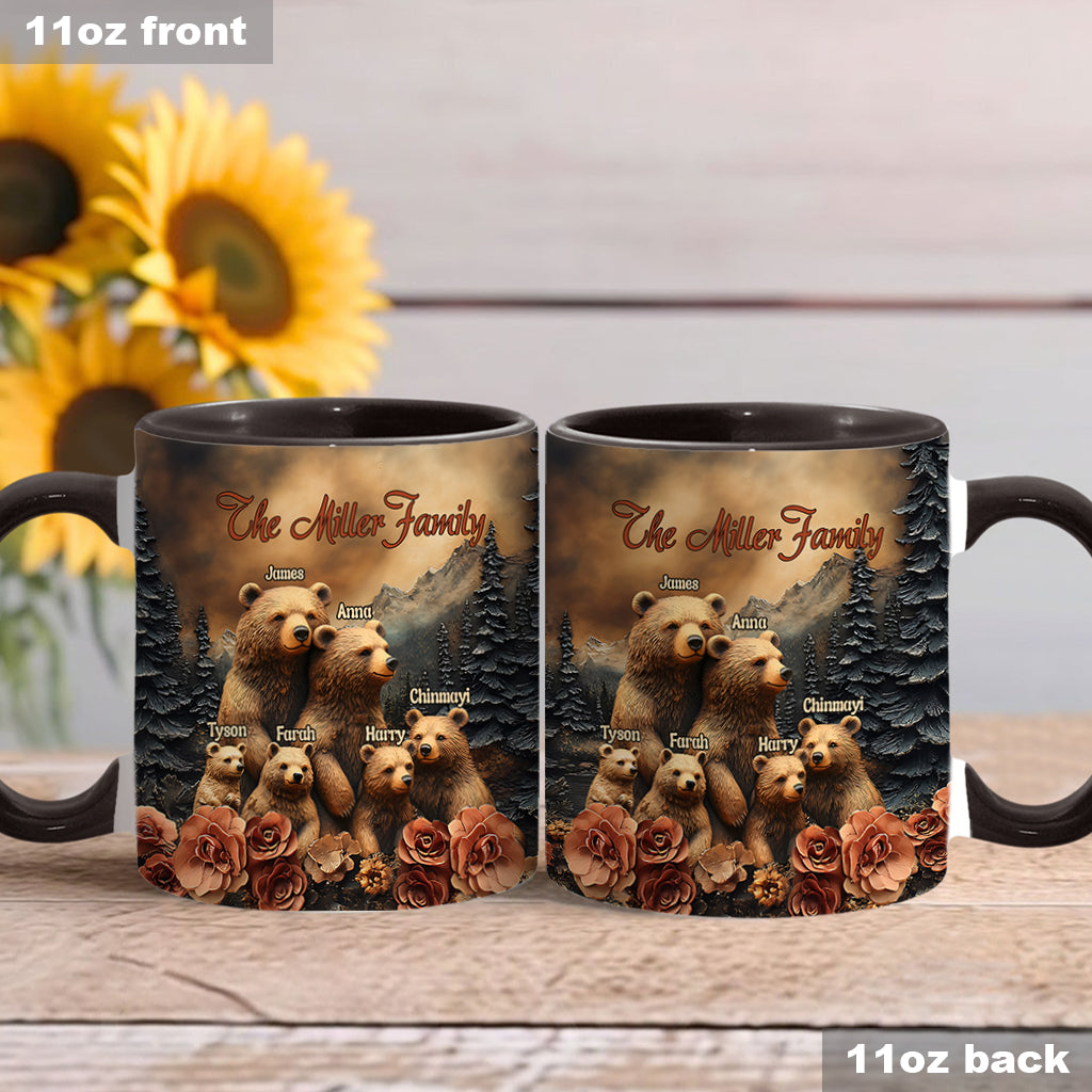 Bear Family - Personalized Family Accent Mug