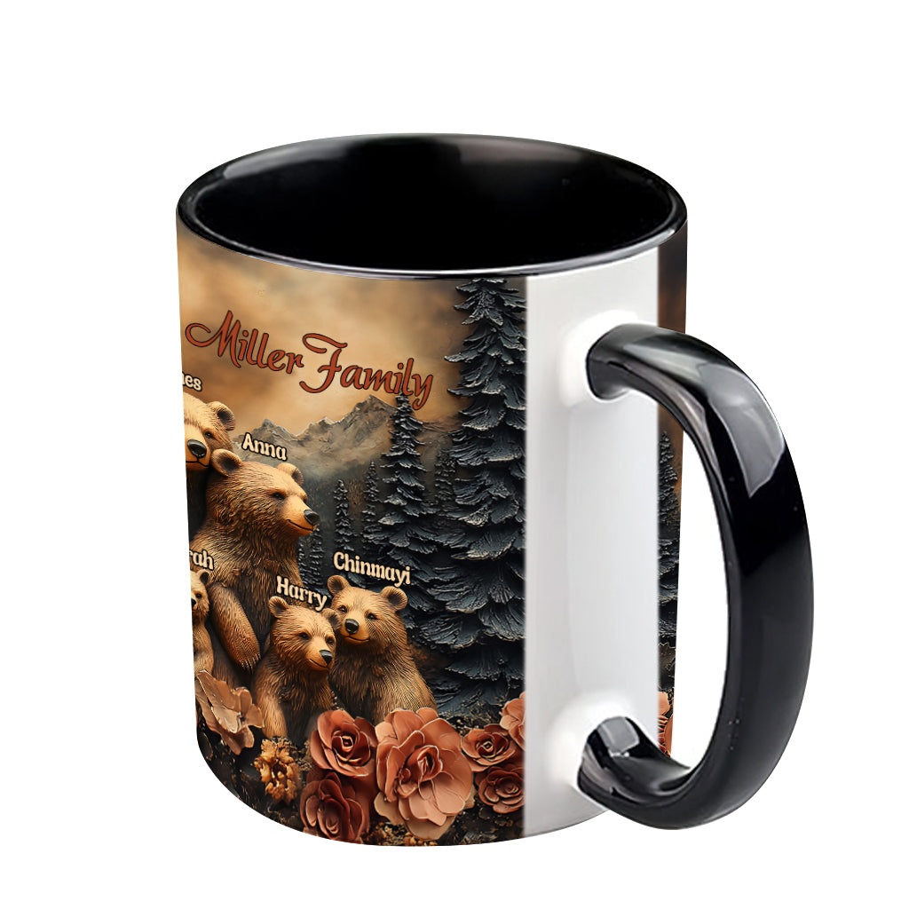 Bear Family - Personalized Family Accent Mug