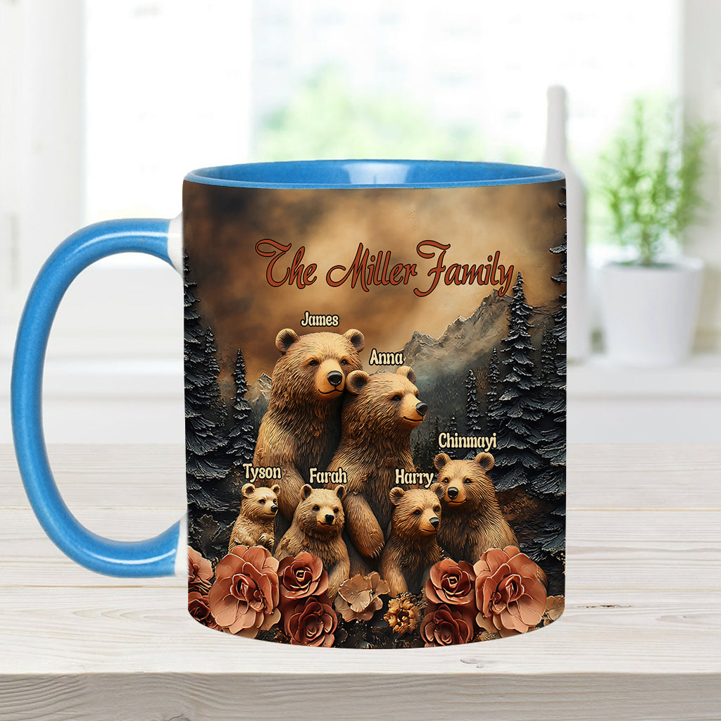 Bear Family - Personalized Family Accent Mug
