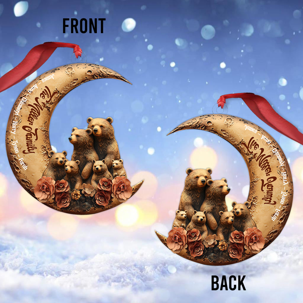 Bärenfamilie – Personalisierter, individuell geformter Familienschmuck