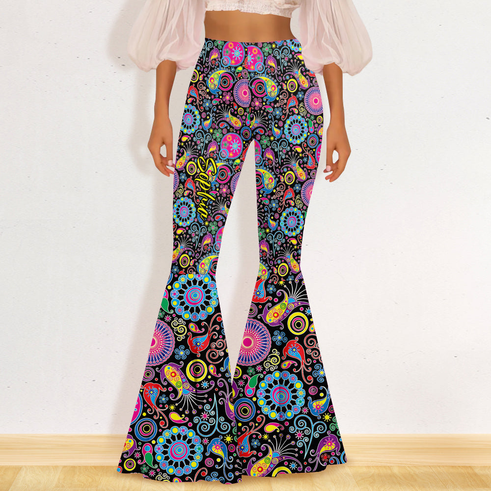 Hippie Soul - Personalized Hippie Flare Leggings