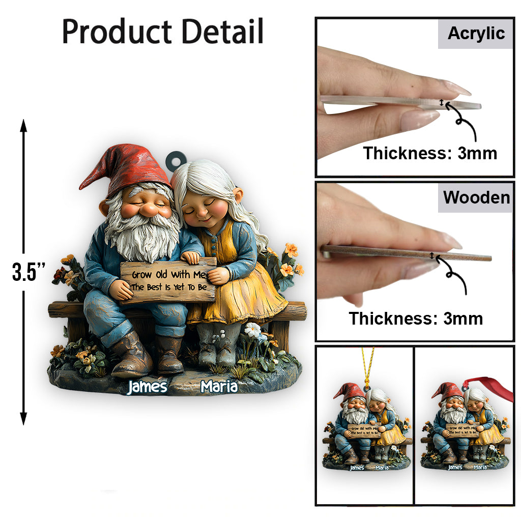Grow Old With Me - Personalized Gardening Ornament