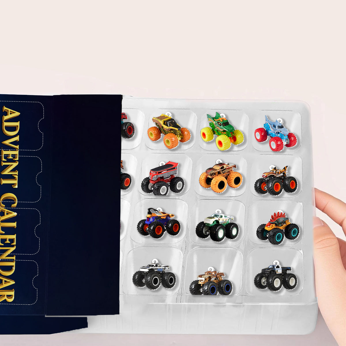 Monster Crusher - Personalized Kid Advent Calendar With Ornaments