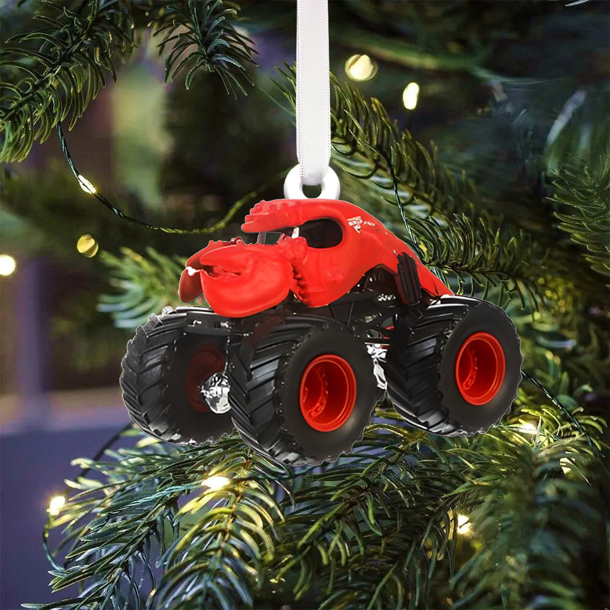 Monster Crusher - Personalized Kid Folded Advent Calendar With Ornaments