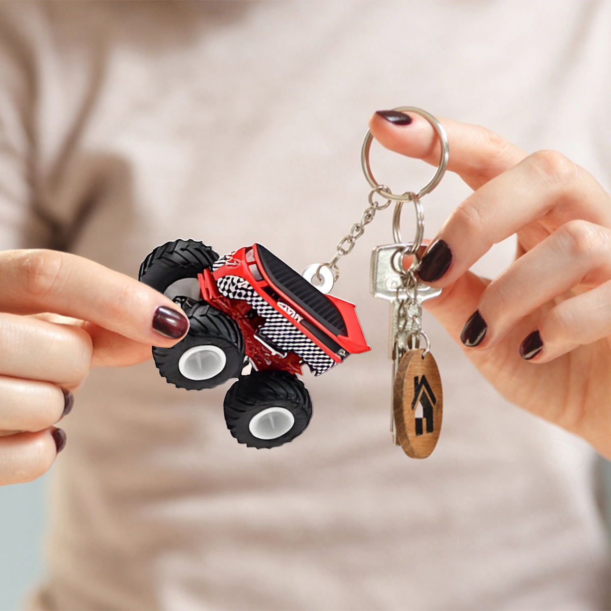 Monster Crusher - Personalized Kid Folded Advent Calendar With Ornaments