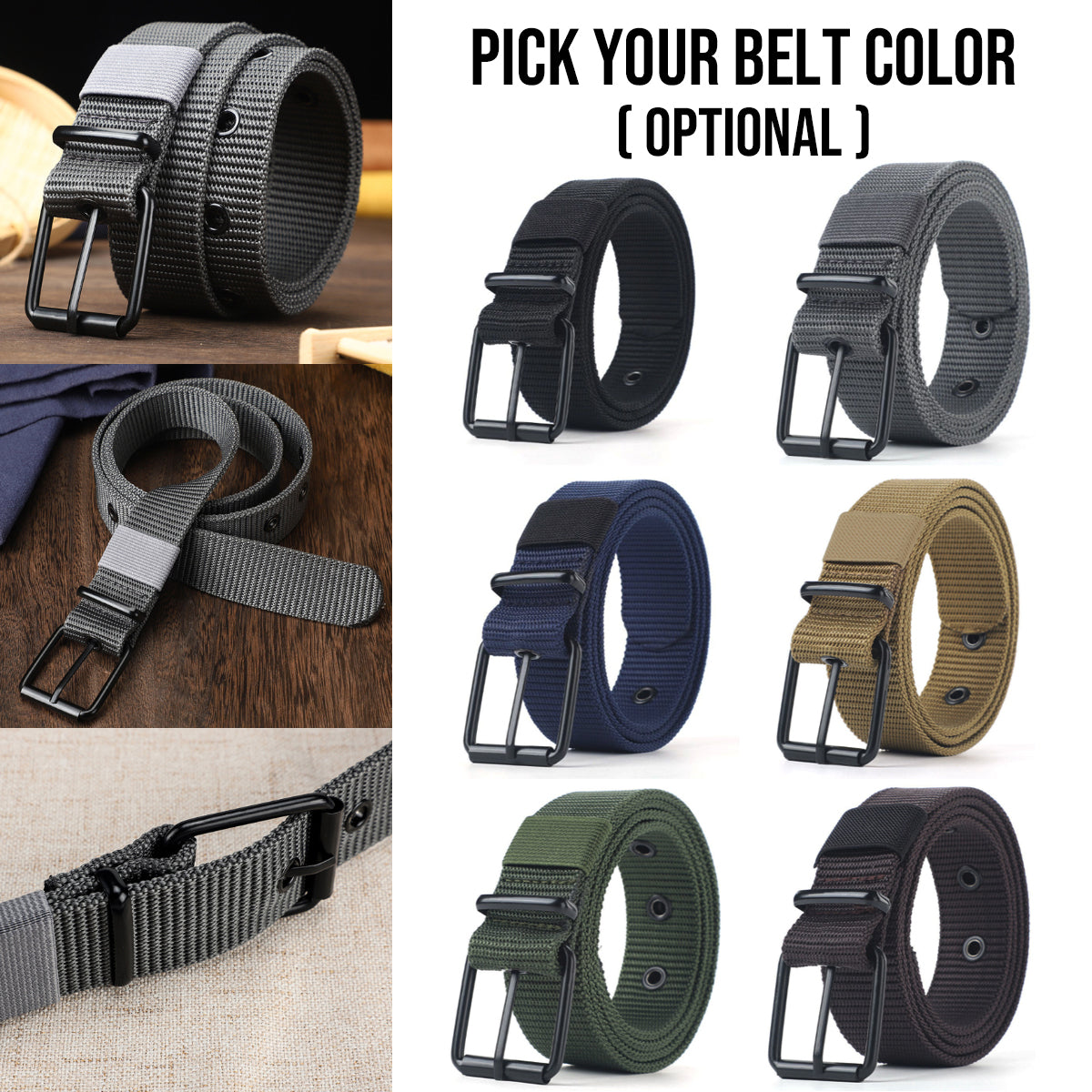 Jagdgeschenk im Used-Look – Personalisierte Jagd-Cargoshorts mit Gürtel