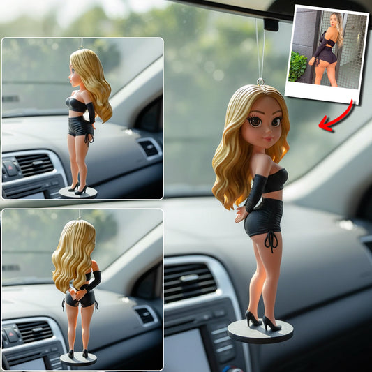 Custom Anyone Photo - Gift For Her, For Him - Personalized Couple Custom Made 3D Minifigure Ornament