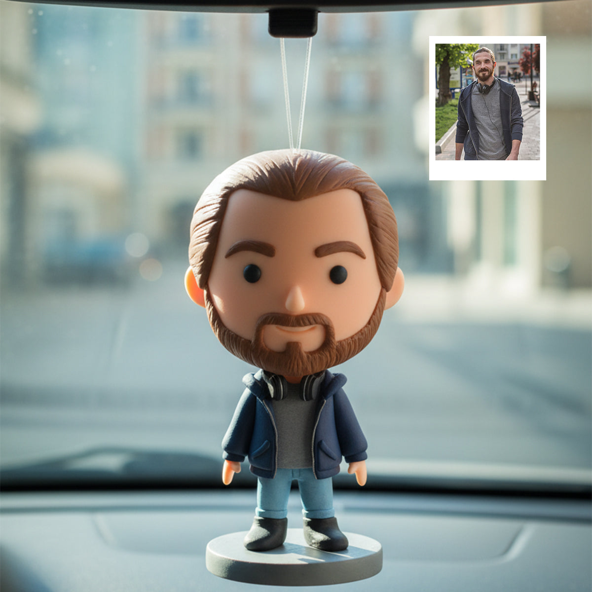 Custom Anyone Photo - Gift For Her, For Him - Personalized Couple Custom Made 3D Minifigure Ornament