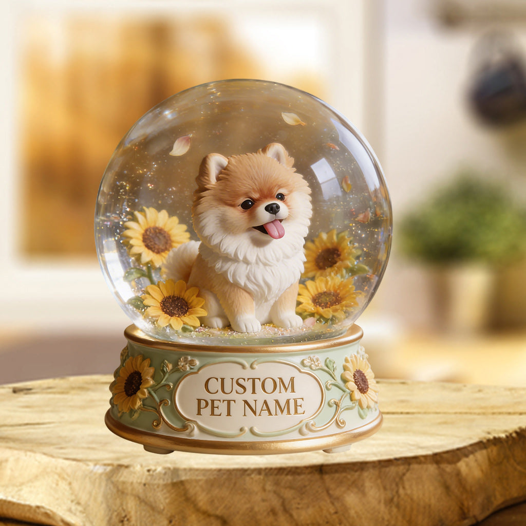 Custom Gift For Pet Owners, Birth Month Flower - Personalized Dog Custom Shaped Acrylic Plaque