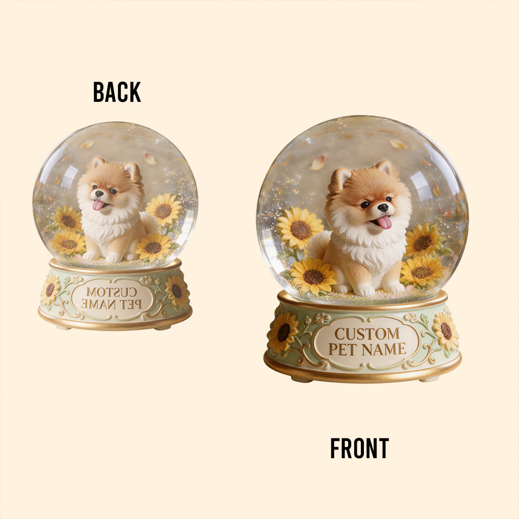 Custom Gift For Pet Owners, Birth Month Flower - Personalized Dog Custom Shaped Acrylic Plaque