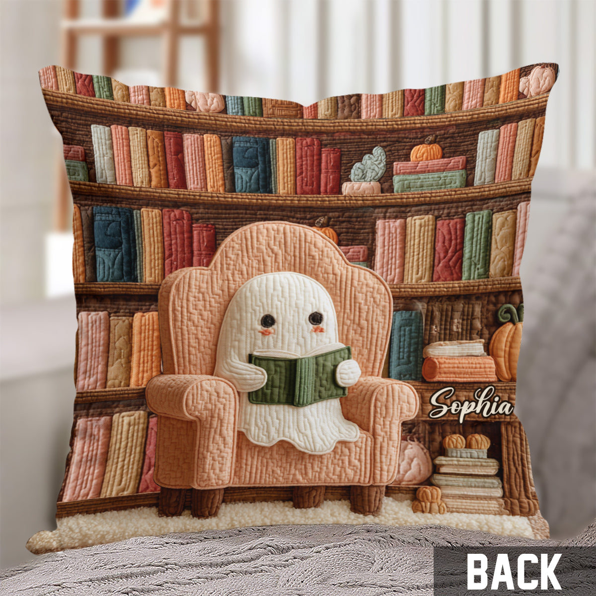 Love Books - Personalized Book Throw Pillow