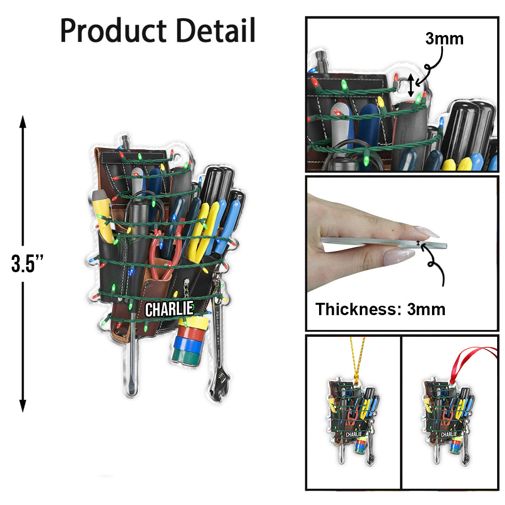 Cadeau pour papa, mari ou fils électricien... - Ornement personnalisé pour électricien
