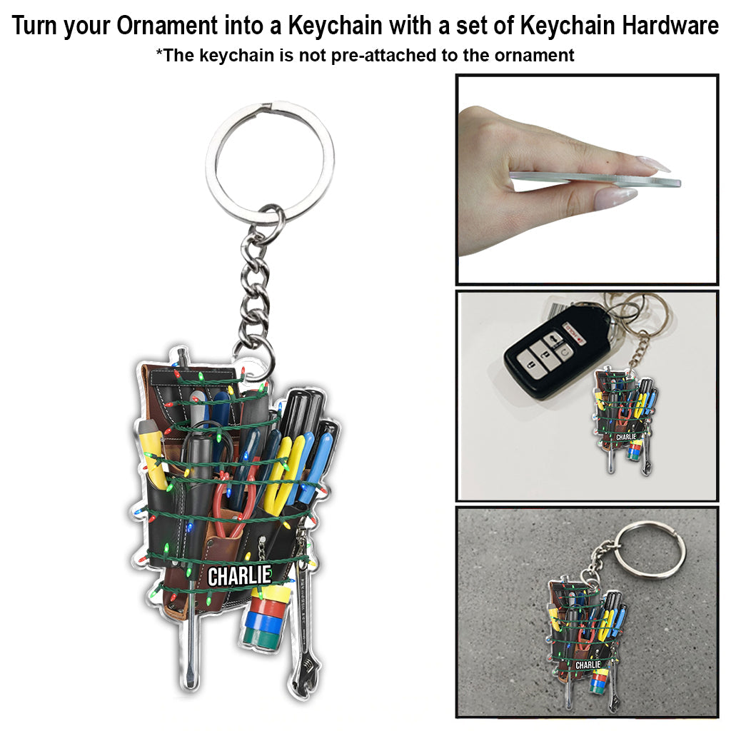 Cadeau pour papa, mari ou fils électricien... - Ornement personnalisé pour électricien