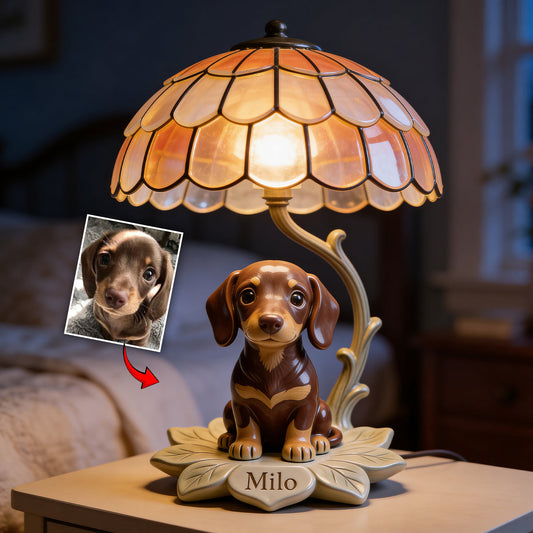 J'aime mon animal - Veilleuse LED personnalisée pour chien en acrylique