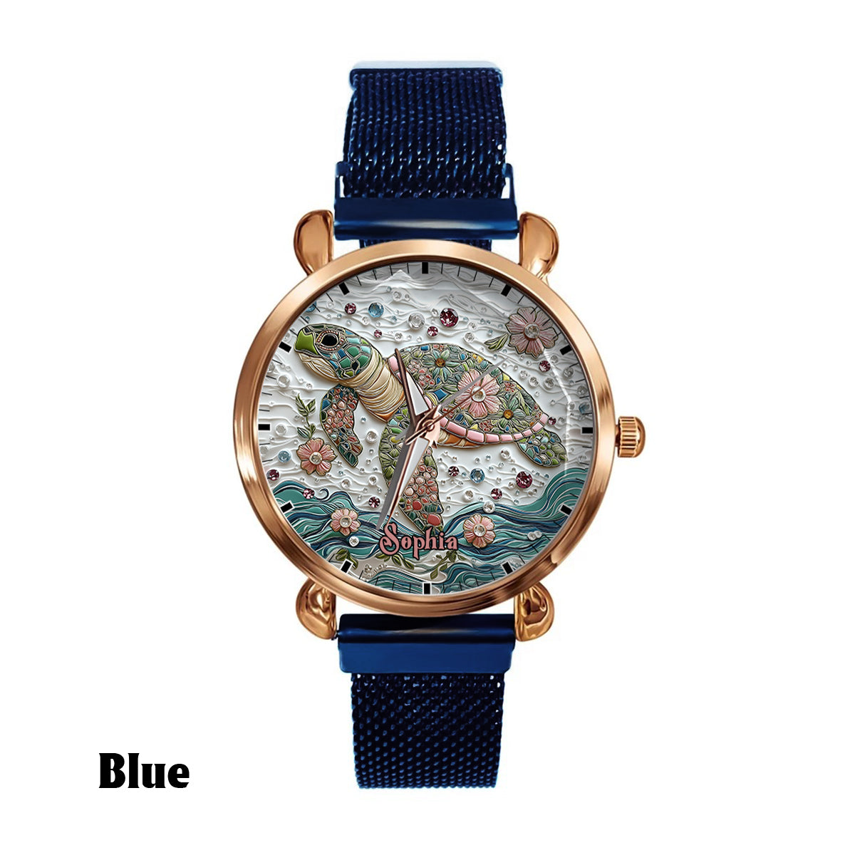 Beautiful Turtle - Personalized Turtle Women Hand Watch