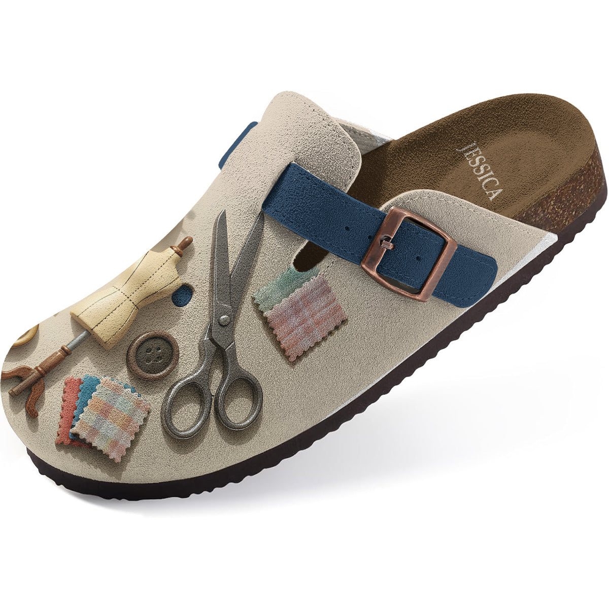 Go Away, I'm Sewing - Personalized Sewing Clogs With Arch Support