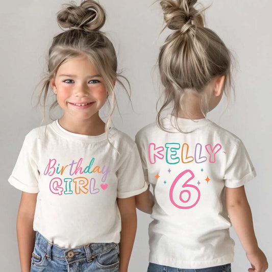Joyeux Anniversaire - T-shirt d'anniversaire personnalisé pour enfant