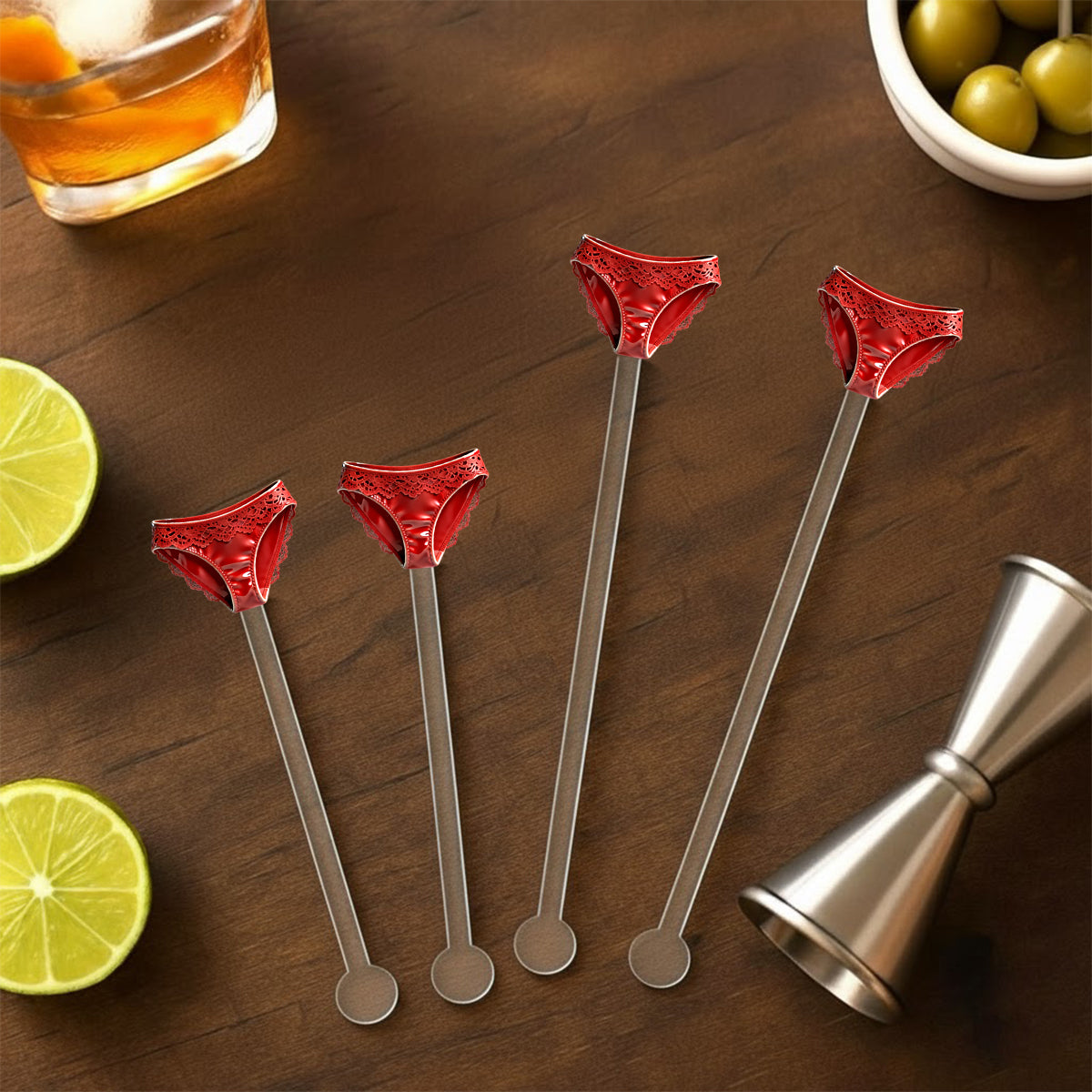 Mug personnalisé à partir de n'importe quelle photo - Coffret « Couple épicé » avec agitateurs en acrylique