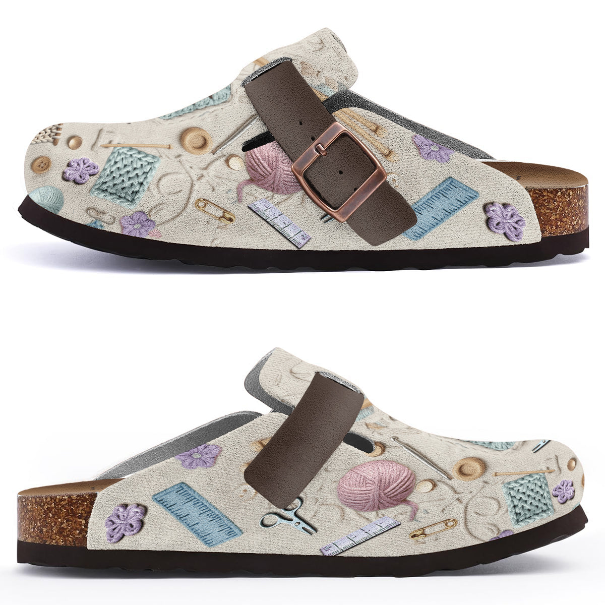 Le crochet me rend heureuse - Sabots personnalisés au crochet avec soutien de la voûte plantaire