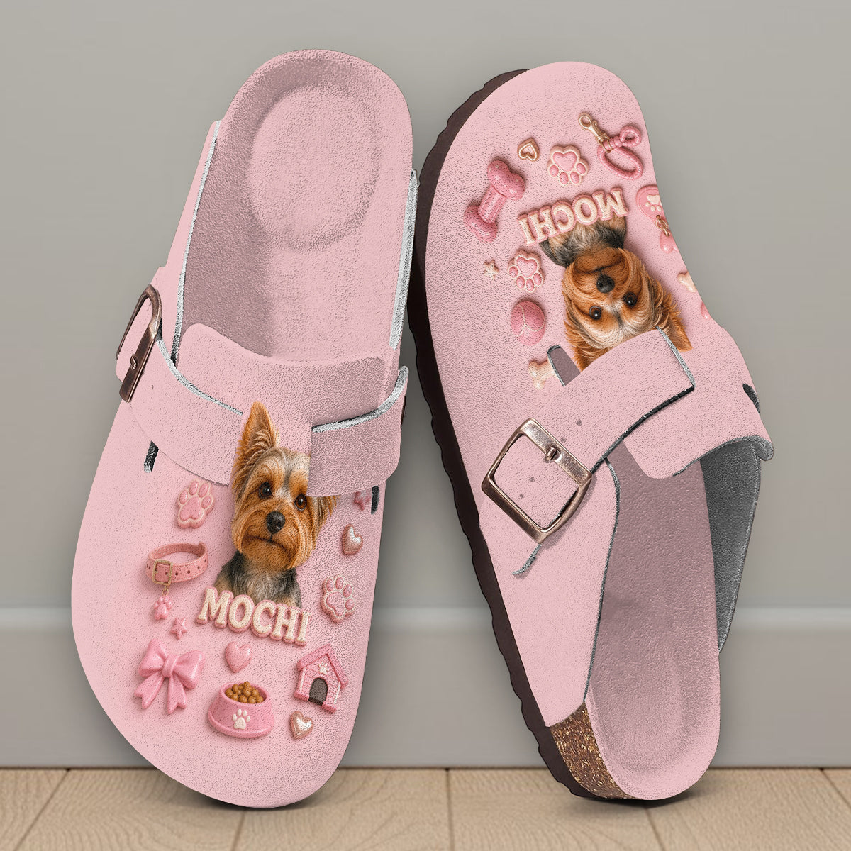 I Love My Dog - Personalized Dog Clogs With Arch Support