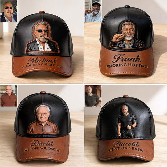 Vaterliebe Zigarre - Personalisierte klassische Kappe für Väter