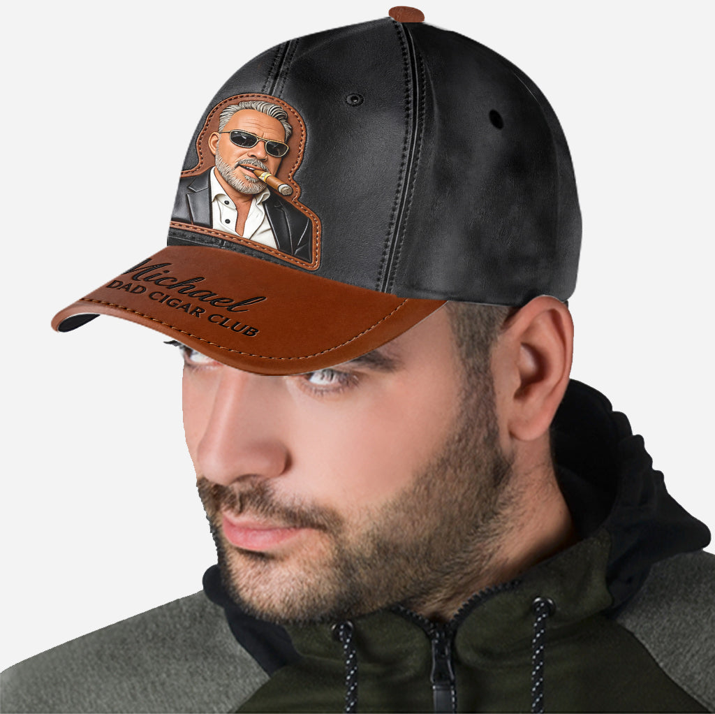 Vaterliebe Zigarre - Personalisierte klassische Kappe für Väter