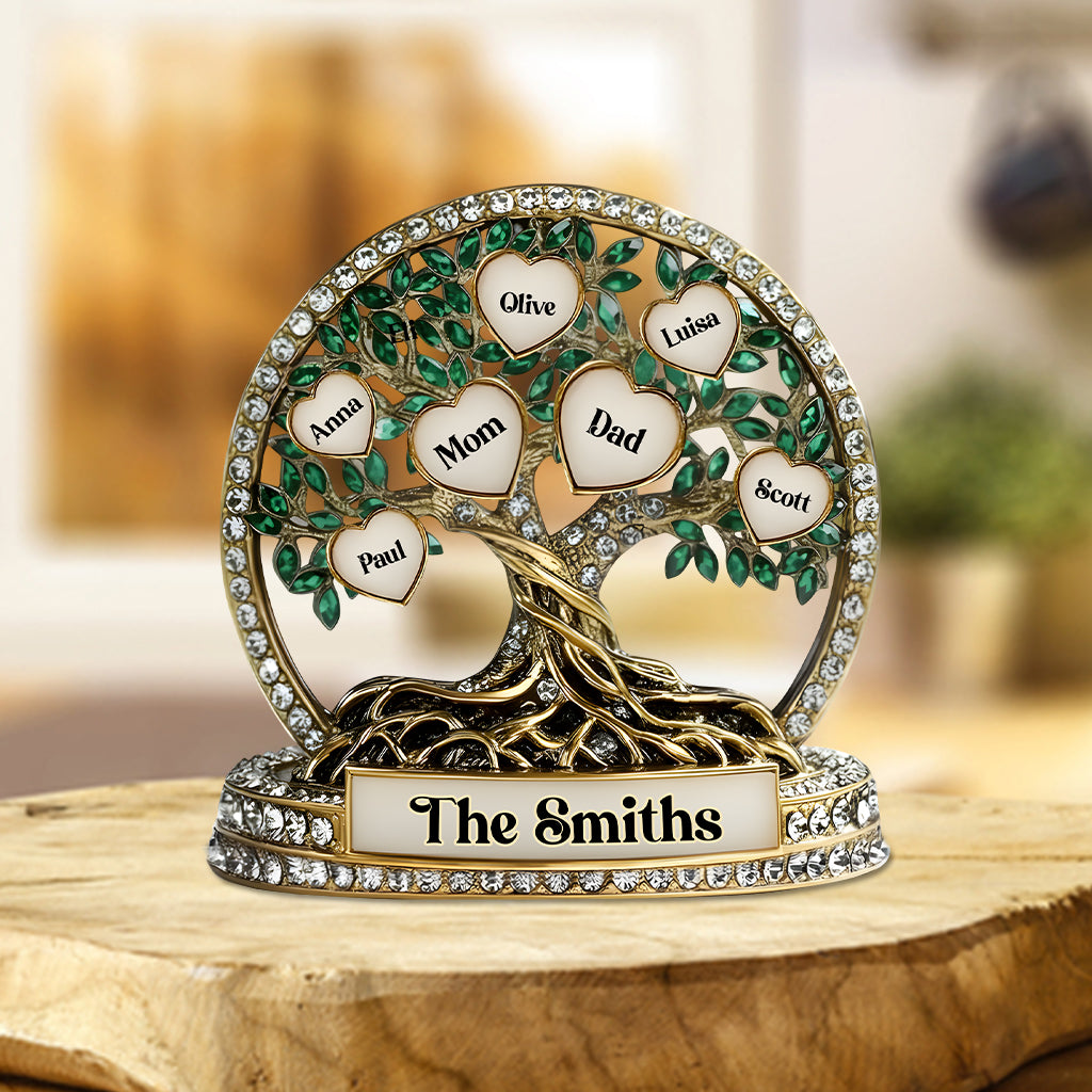 Family Tree - Personalized Family Custom Shaped Acrylic Plaque