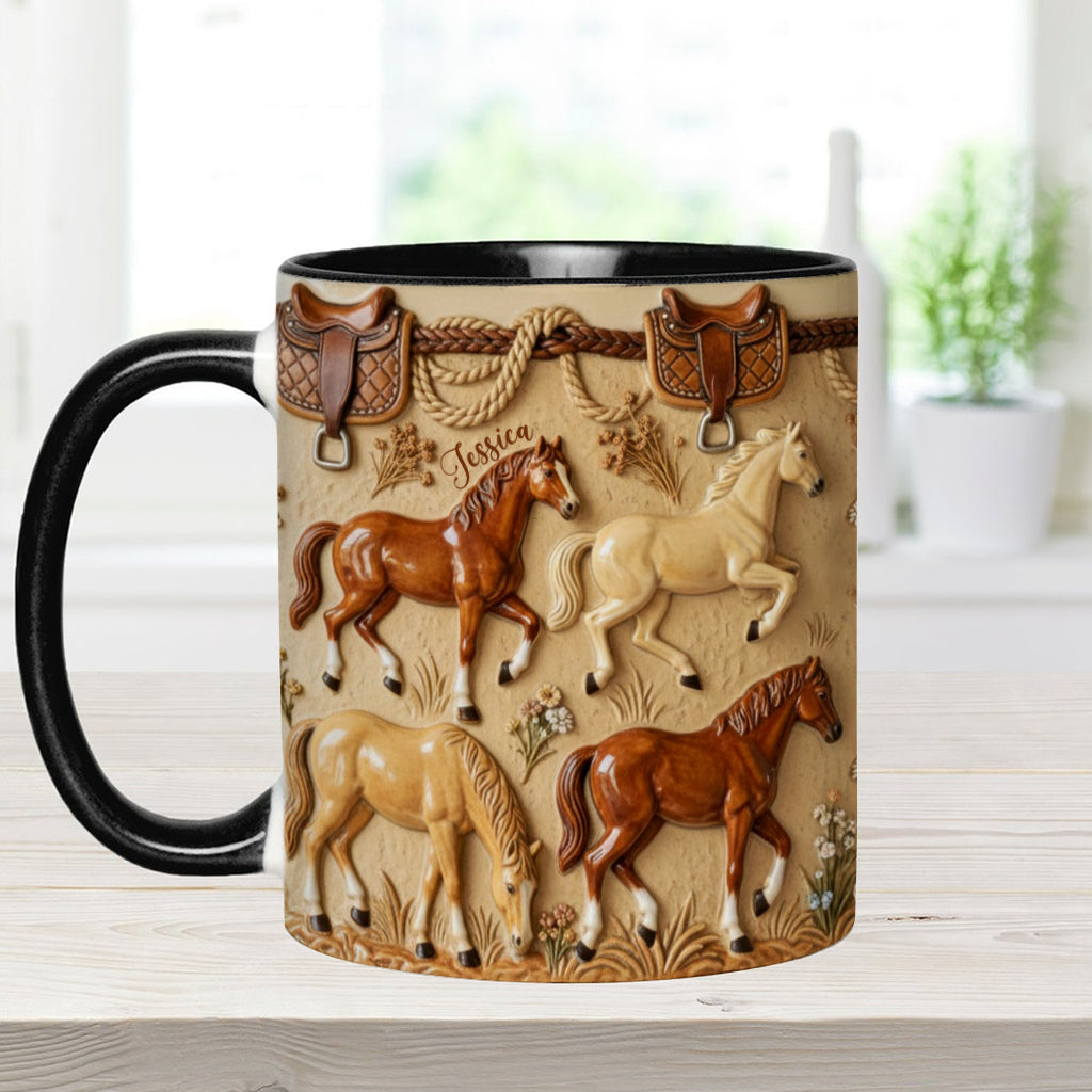 Love Horse - Personalized Horse Accent Mug