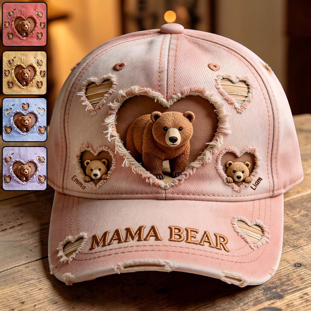 Mama Bear - Personalized Mother Classic Cap