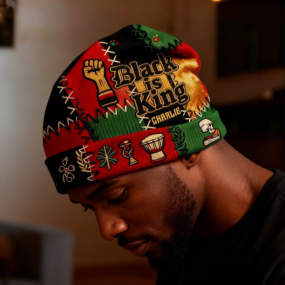 Monat der Schwarzen Geschichte – Personalisierte Mütze im afroamerikanischen Stil