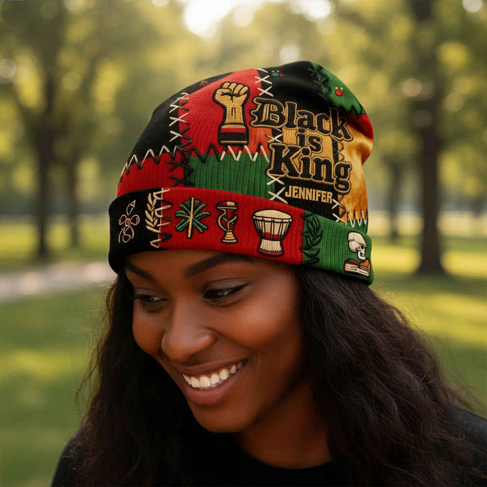 Monat der Schwarzen Geschichte – Personalisierte Mütze im afroamerikanischen Stil