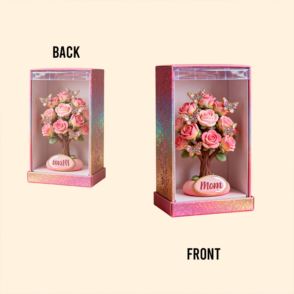 Mein wunderschöner Garten – Das perfekte Geschenk für Mama und Oma – personalisierte Acrylplakette in individueller Form für die Mutter