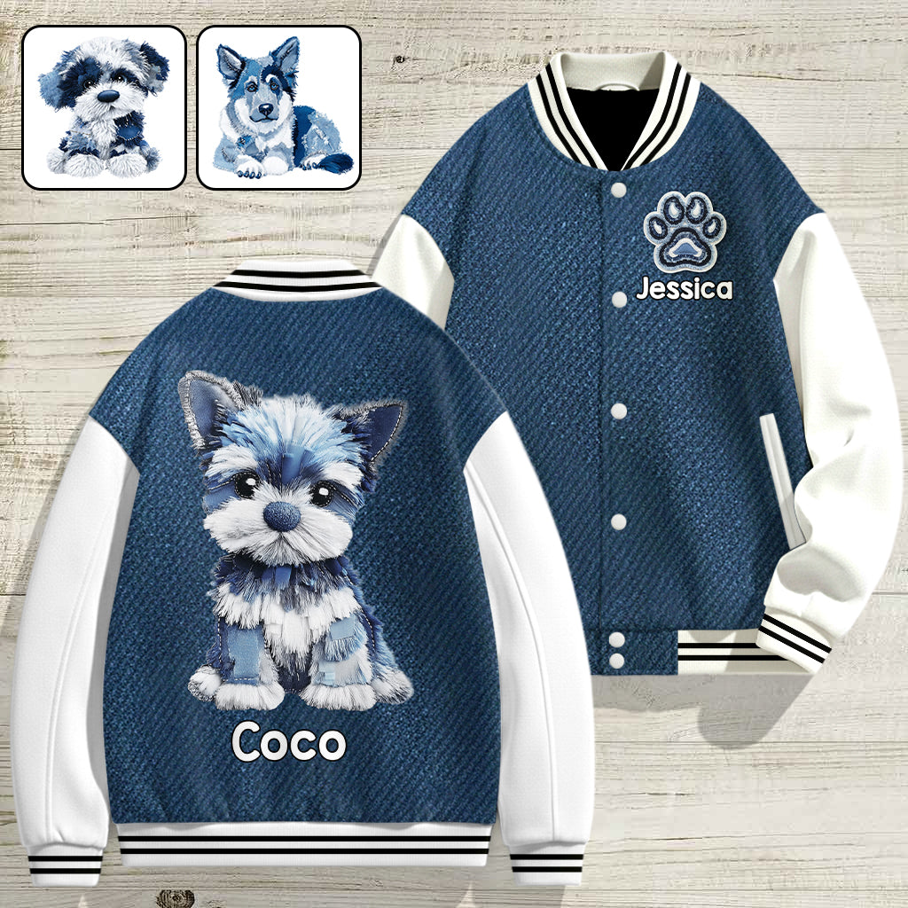 Cool Dog - Personalized Dog Varsity Jacket