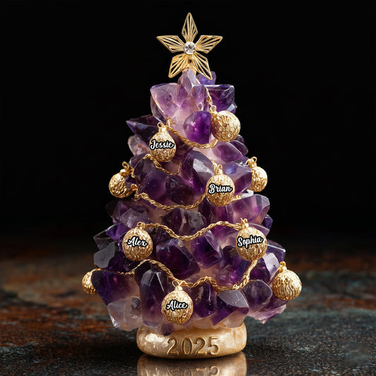 Our Family, Merry Christmas 2025 - Personalized Family Custom Shaped Acrylic Plaque