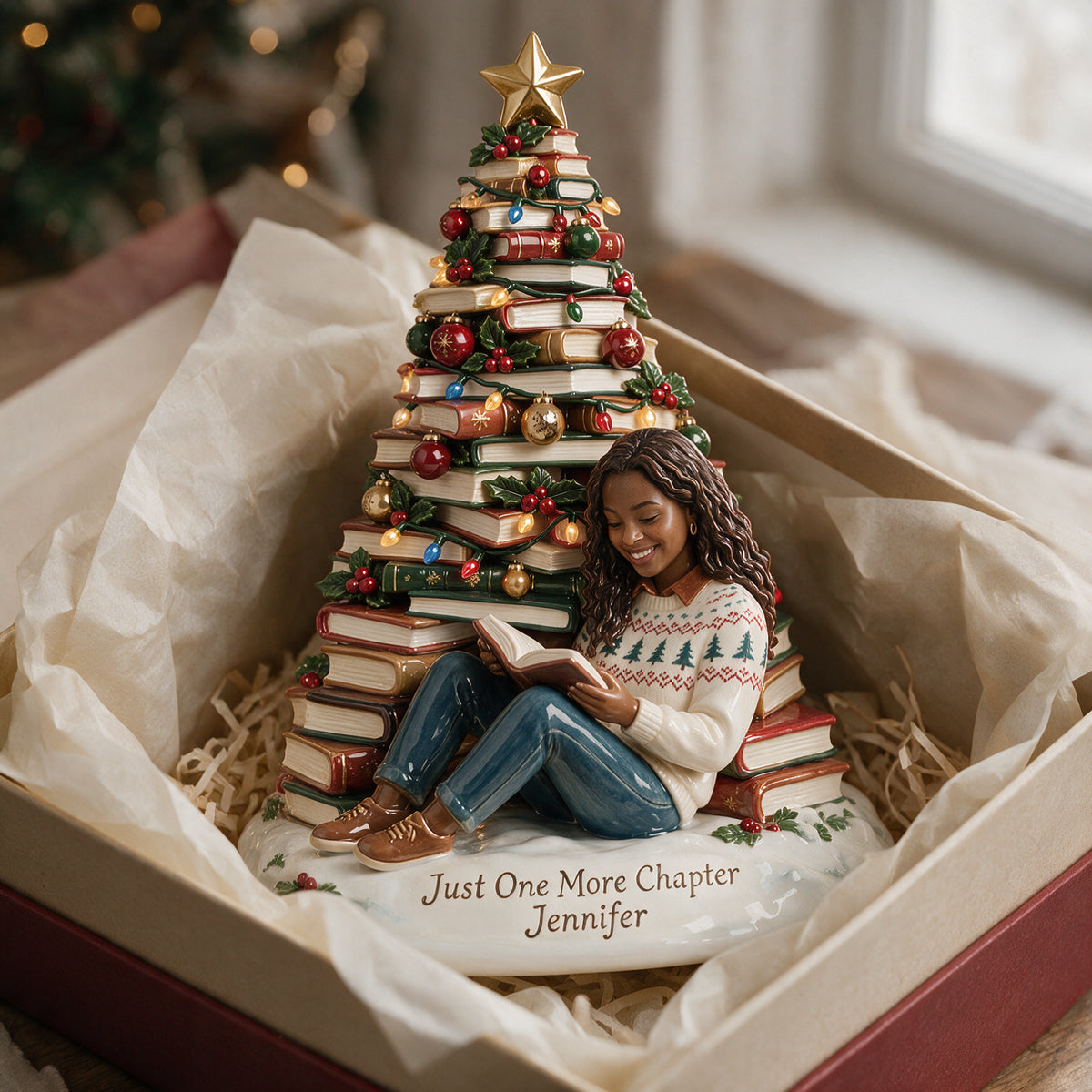 Christmas Story - Personalized Book 3D Plaque