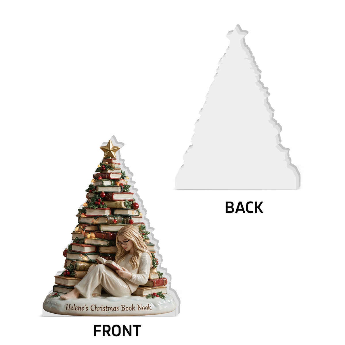 Christmas Story - Personalized Book 3D Plaque