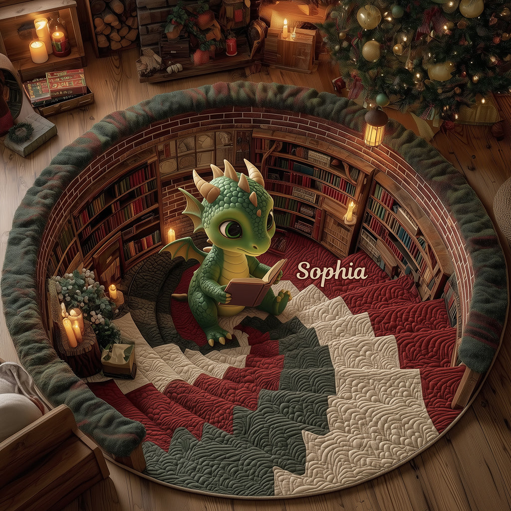 Love Books - Personalized Book Round Rug